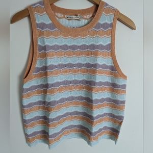 Alice + Olivia tank, size M, multi colored